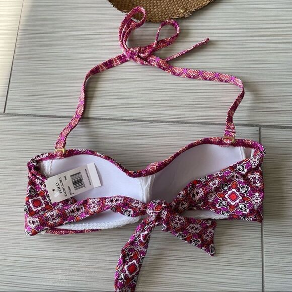 Polo Ralph Lauren Tile Bandeau Bikini Swim Top - Picture 3 of 5